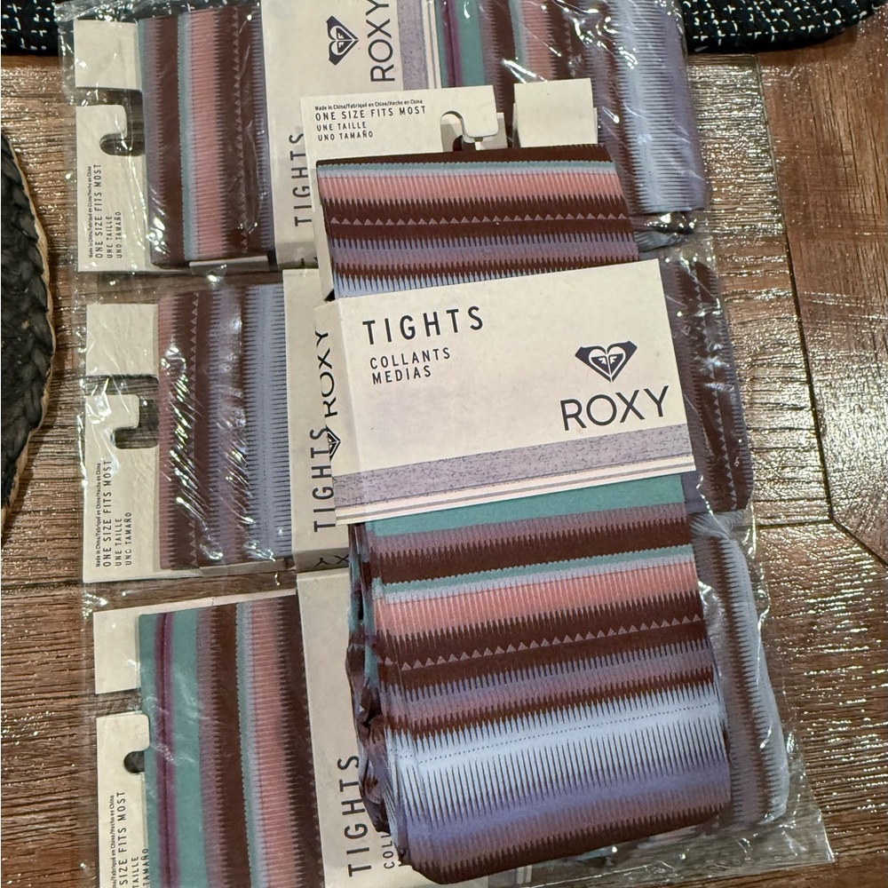 Roxy Multicolor Striped Tights